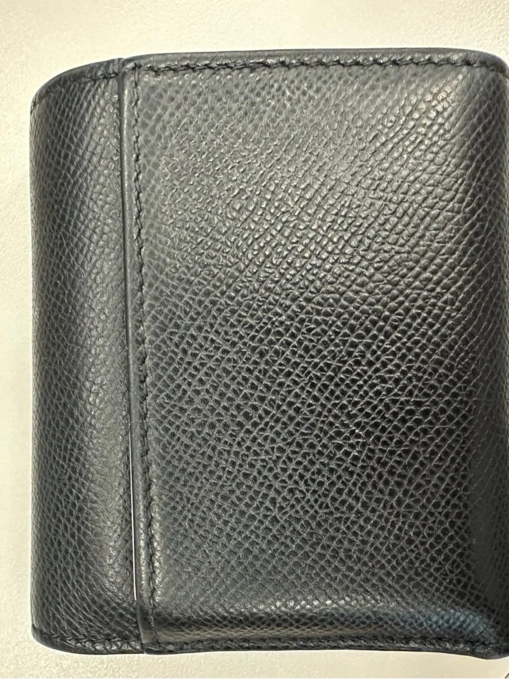 Dior Saddle Lotus Wallet Black Grained Calfskin